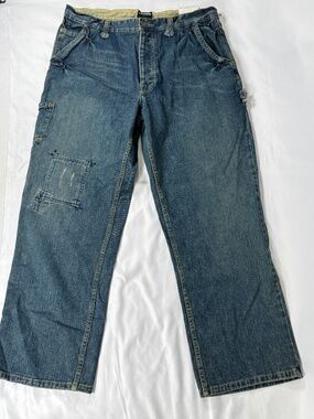 No Boundaries Carpenter Utility Jeans Light Wash Men's 36x30